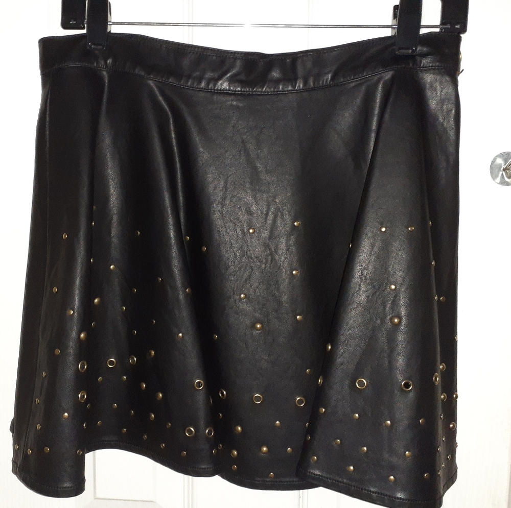 FOREVER 21 studded faux leather